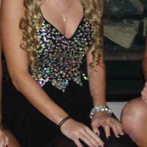 Black homecoming dress